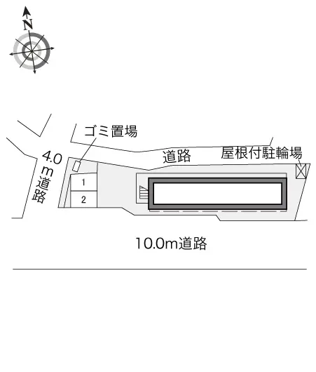 ★手数料０円★豊中市柴原町　月極駐車場（LP）